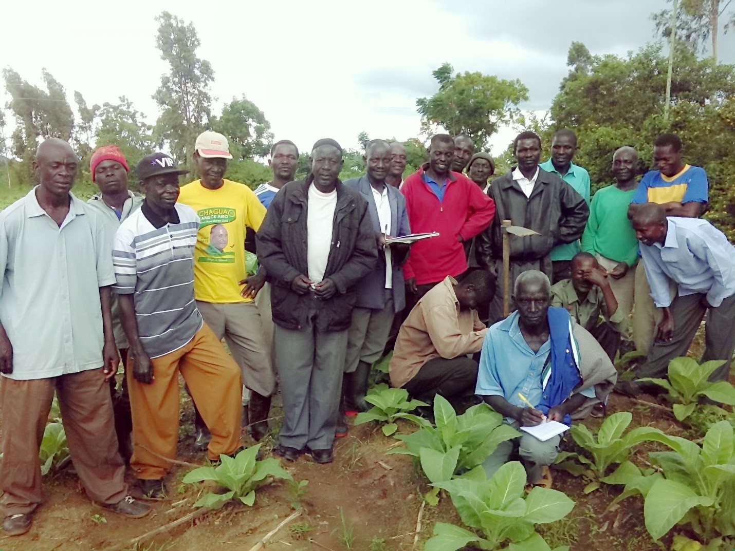 Farmer’s training on the adoption of new technologies